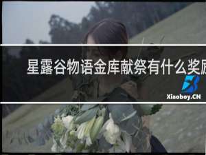 星露谷物语金库献祭有什么奖励
