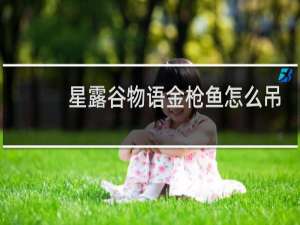 星露谷物语金枪鱼怎么吊
