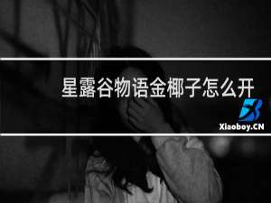 星露谷物语金椰子怎么开