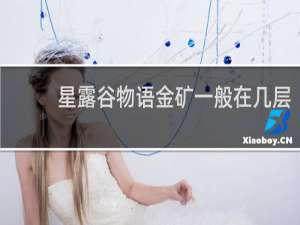 星露谷物语金矿一般在几层