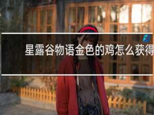 星露谷物语金色的鸡怎么获得