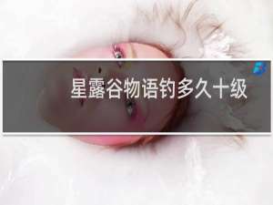 星露谷物语钓多久十级