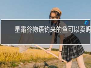 星露谷物语钓来的鱼可以卖吗