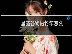 星露谷物语钓竿怎么