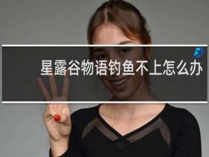 星露谷物语钓鱼不上怎么办