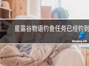 星露谷物语钓鱼任务已经钓到