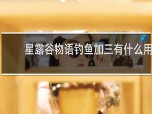 星露谷物语钓鱼加三有什么用