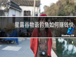 星露谷物语钓鱼如何赚钱快