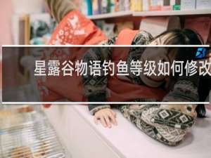 星露谷物语钓鱼等级如何修改