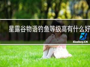星露谷物语钓鱼等级高有什么好处