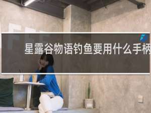 星露谷物语钓鱼要用什么手柄