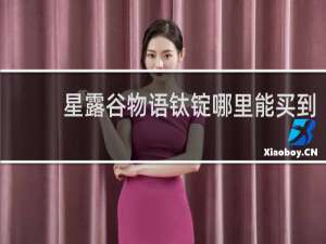 星露谷物语钛锭哪里能买到