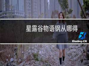 星露谷物语钢从哪得