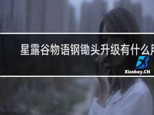 星露谷物语钢锄头升级有什么用