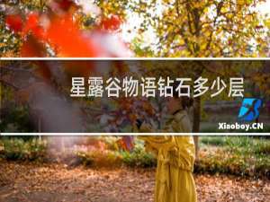 星露谷物语钻石多少层