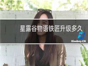 星露谷物语铁匠升级多久
