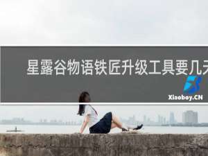 星露谷物语铁匠升级工具要几天