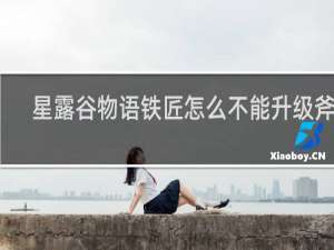 星露谷物语铁匠怎么不能升级斧子