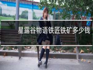 星露谷物语铁匠铁矿多少钱