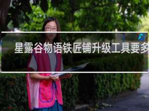 星露谷物语铁匠铺升级工具要多久