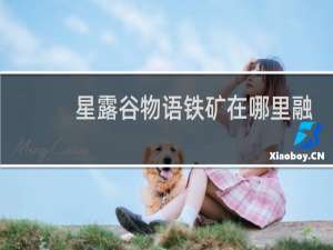 星露谷物语铁矿在哪里融