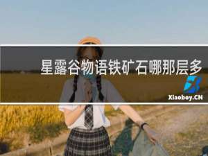 星露谷物语铁矿石哪那层多