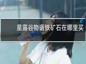 星露谷物语铁矿石在哪里买