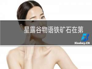 星露谷物语铁矿石在第