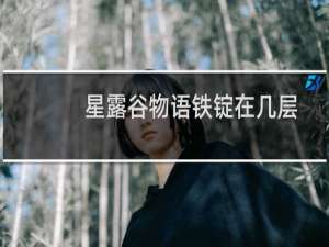 星露谷物语铁锭在几层