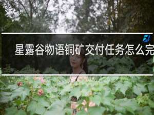 星露谷物语铜矿交付任务怎么完成