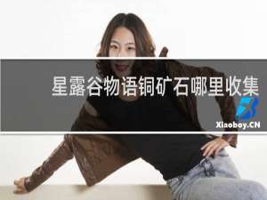 星露谷物语铜矿石哪里收集