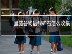 星露谷物语铜矿石怎么收集