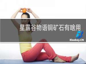 星露谷物语铜矿石有啥用