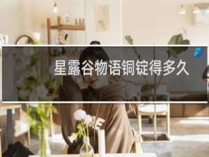 星露谷物语铜锭得多久