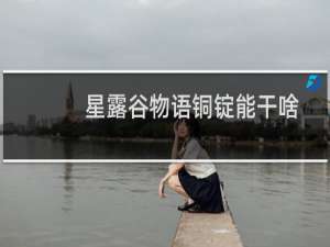 星露谷物语铜锭能干啥