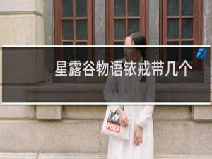 星露谷物语铱戒带几个
