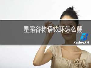 星露谷物语铱环怎么戴