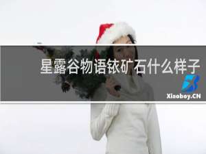 星露谷物语铱矿石什么样子