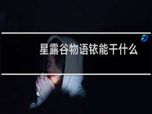 星露谷物语铱能干什么
