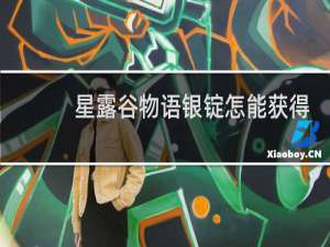 星露谷物语银锭怎能获得