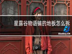 星露谷物语铺的地板怎么拆