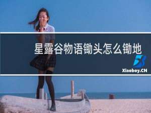 星露谷物语锄头怎么锄地