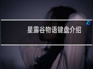 星露谷物语键盘介绍