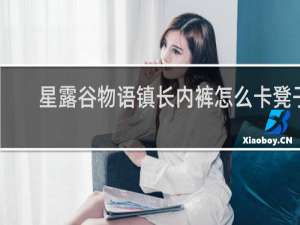 星露谷物语镇长内裤怎么卡凳子