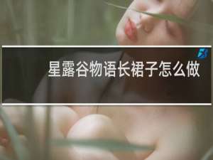 星露谷物语长裙子怎么做