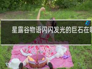 星露谷物语闪闪发光的巨石在哪
