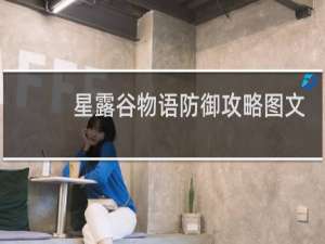 星露谷物语防御攻略图文