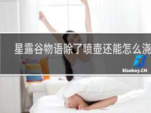 星露谷物语除了喷壶还能怎么浇水