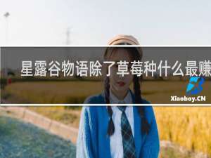 星露谷物语除了草莓种什么最赚钱