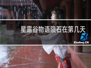 星露谷物语陨石在第几天